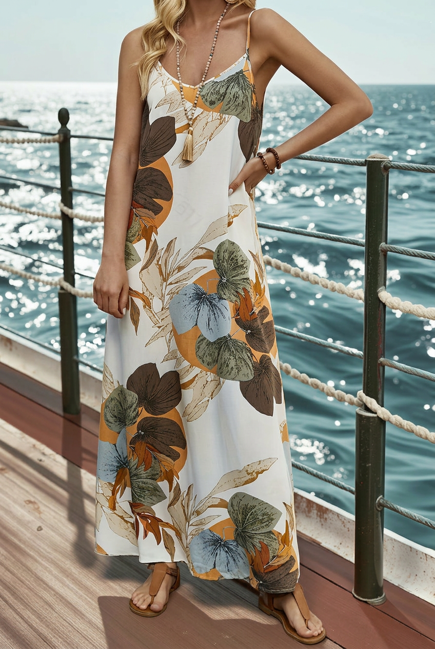 WhiteCap Spaghetti Strap Dress