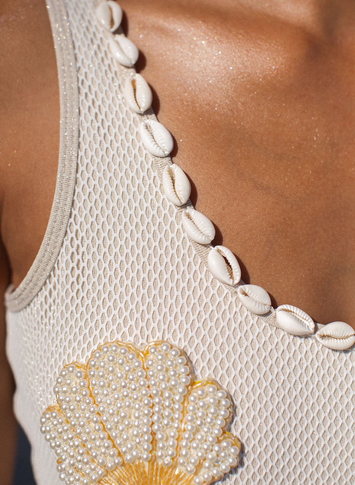 Goddess of the Shells Limited Edition One Piece- Sun Forged Gold