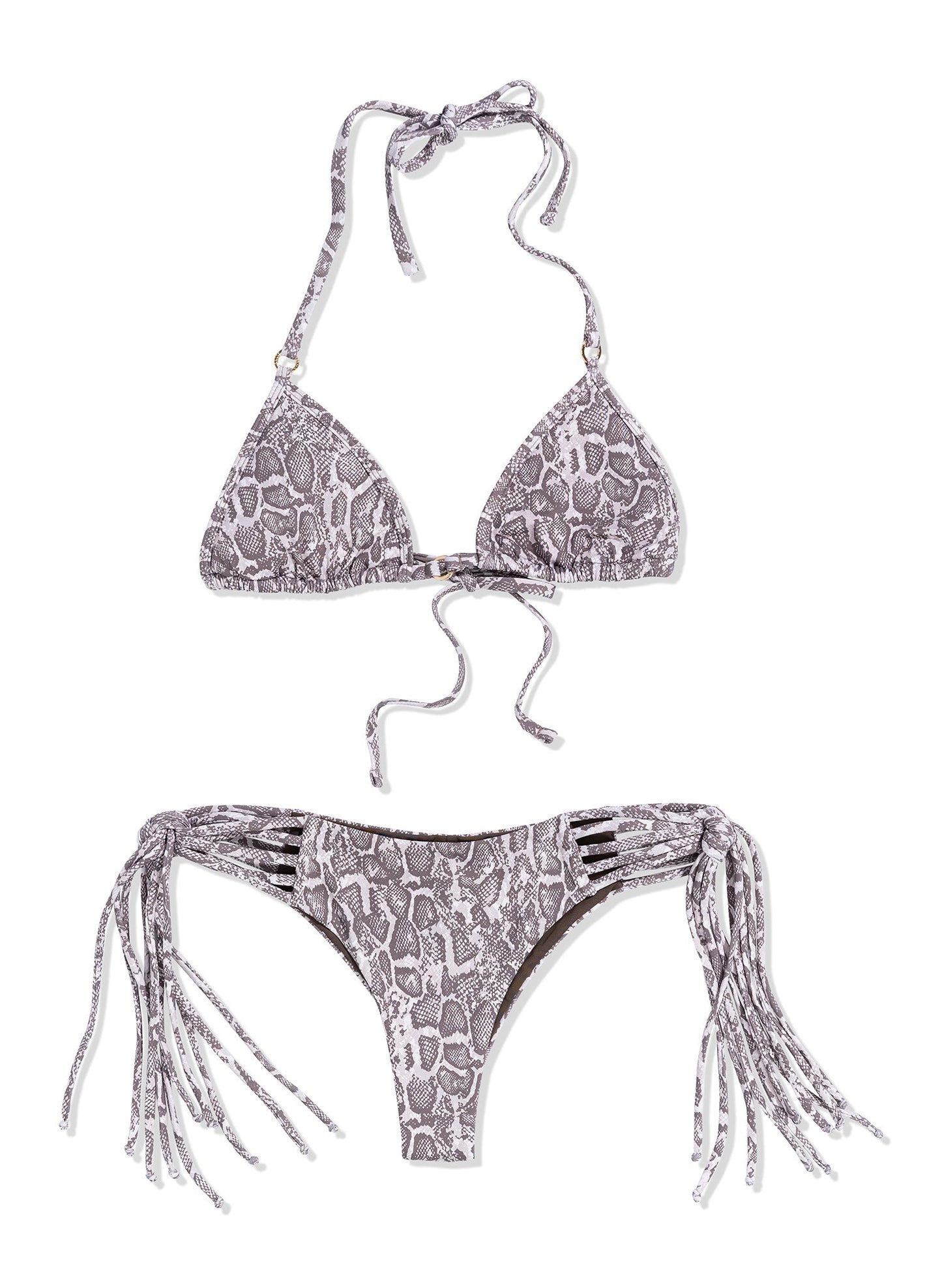 Finley Fringe Semi-Cheeky Bottom - Wild Venom